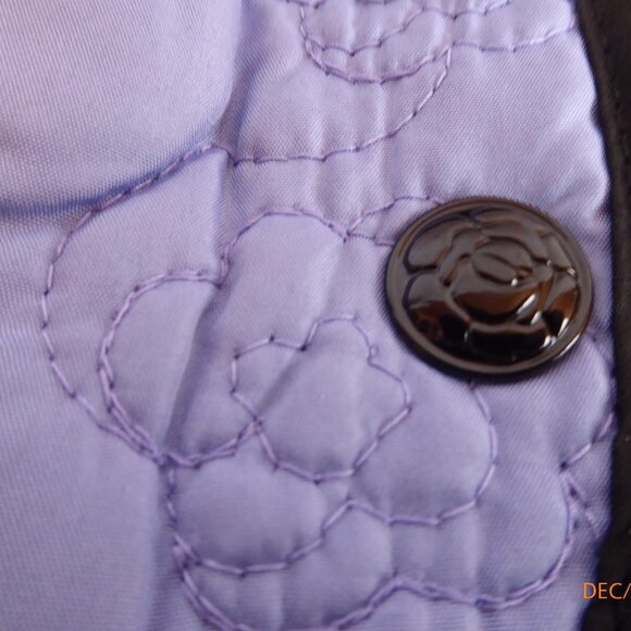 London Fog Periwinkle Quilted Baby Coat with Hood - Picture 2 of 10